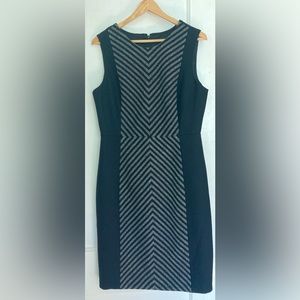 Wool J Crew dress with chevron pattern